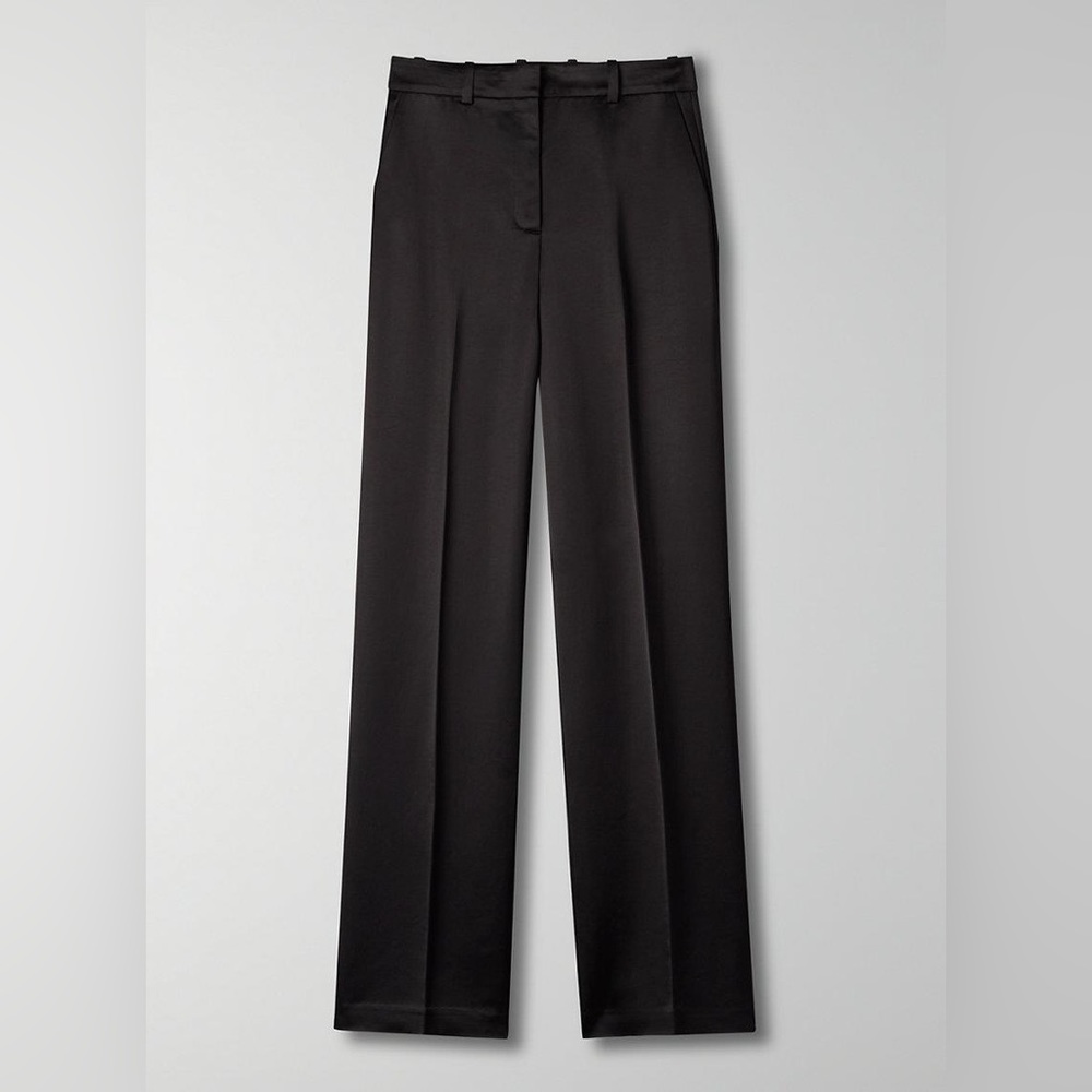 Babaton Sadiki Satin Pants in Black